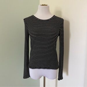 American Eagle "Soft & Sexy Rib" Small Striped Shirt